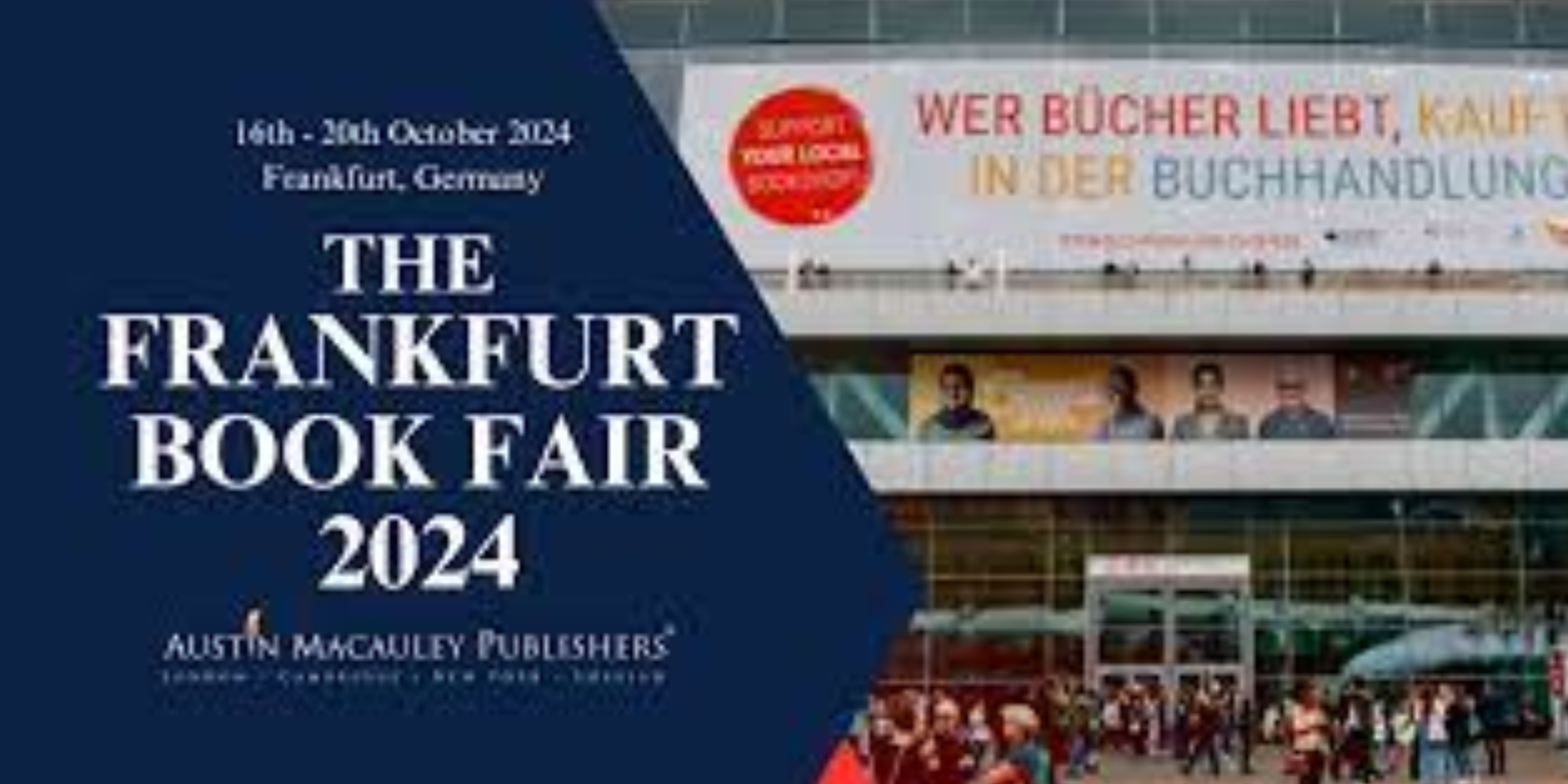 Austin Macauley to attend Frankfurt Bunchmesse 2024